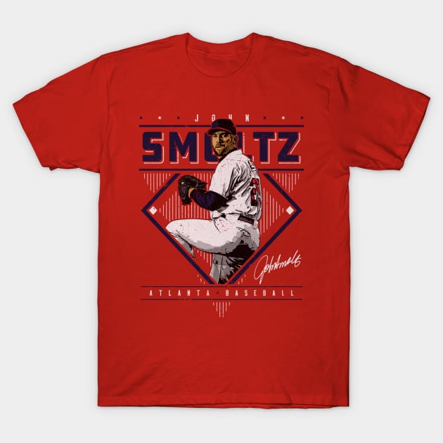 John Smoltz Atlanta Diamond Name T-Shirt by ganisfarhan